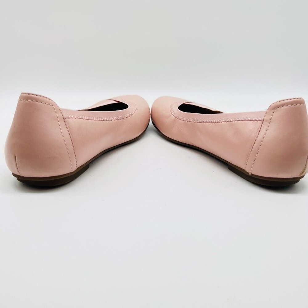 Vionic Ballet Flats Womens 8 Pink Caroll Leather Slip On Comfort Shoes - Picture 10 of 14